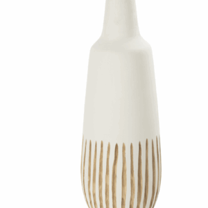 Vase en bois de Ying blanc grand