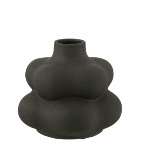 Vase en argile noir petit
