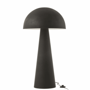 Lampe Champignon Métal Noir Mat Extra Large