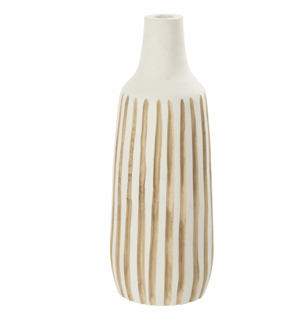 Vase en bois de Ying blanc de taille moyenne