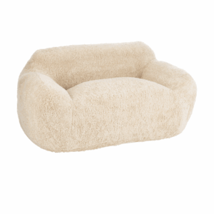 Canapé Shearl Polyester Crème Large