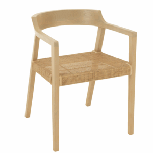 Chaise Emma en teck naturel