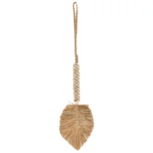 Le pompon en coquillage de raphia - Crème naturelle