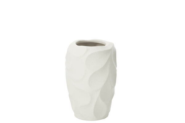 Vase en argile blanche Mirena petit