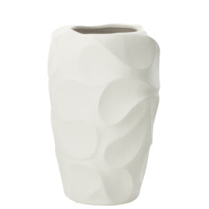 Vase en argile blanche Mirena grand