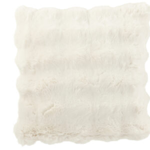 Coussin Ondulation Polyester Blanc