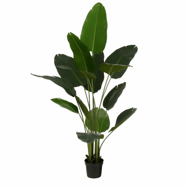 Bananier Artificiel en Pot - H180 x Ø30 cm - Vert