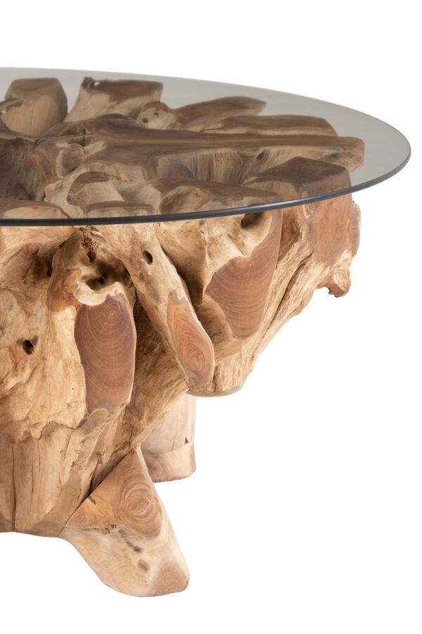 Table basse en teck naturel Raoul petite – Image 2