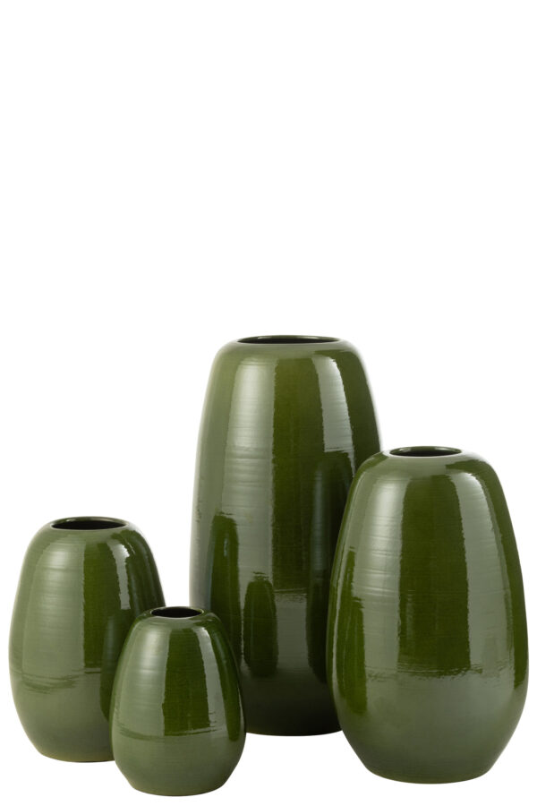 Vase Lola Porcelaine Vert Très Grand – Image 2