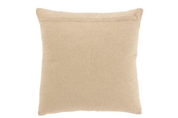 Coussin Fleur Coton Beige/Rose – Image 2
