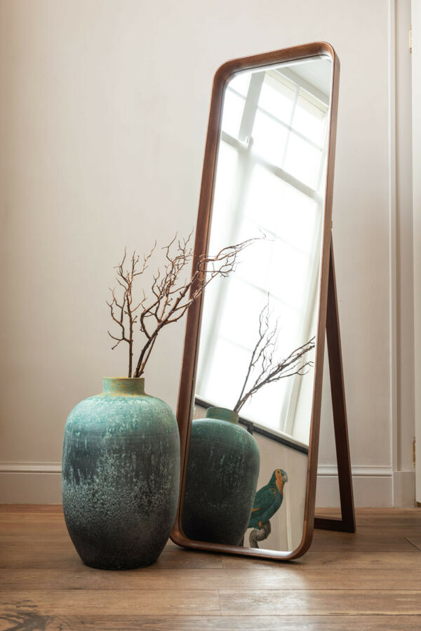 Vase Vintage en Céramique Azur Petite – Image 3