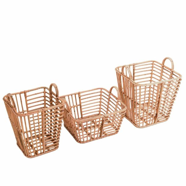 Panier à linge | Panier de plantes | Panier de rangement KUPANG en rotin (3 tailles) – Image 7