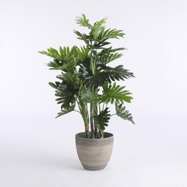 Plante Artificielle Philodendron - H120 x Ø80 cm - Vert – Image 2