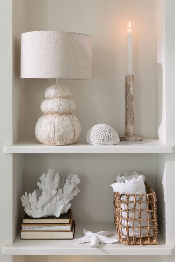 Lampe Table Oursin Poly Beige – Image 4