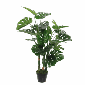 Plante Artificielle Monstera - H100 x Ø75 cm - Vert