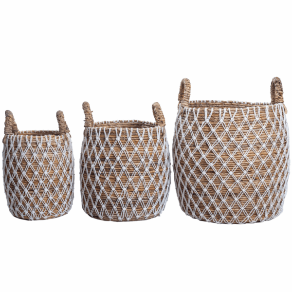 Panier à linge | Panier à plantes | Panier de Rangement KUBU en Fibre de Bananier (3 tailles) – Image 6