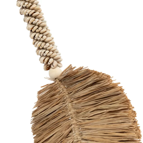 Le pompon en coquillage de raphia - Crème naturelle – Image 7
