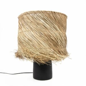 Lampe de table Pandan - Noir Naturel