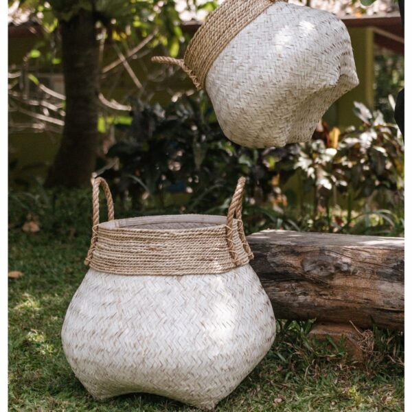Panier | Panier à linge | Panier à plantes BENOA en bambou (2 tailles) – Image 6
