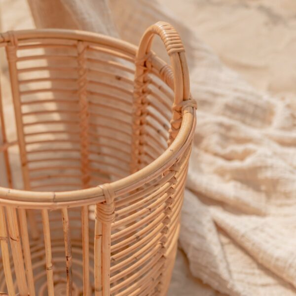 Panier à linge | Panier de plantes | Panier de rangement JEMUH en rotin (2 tailles) – Image 6
