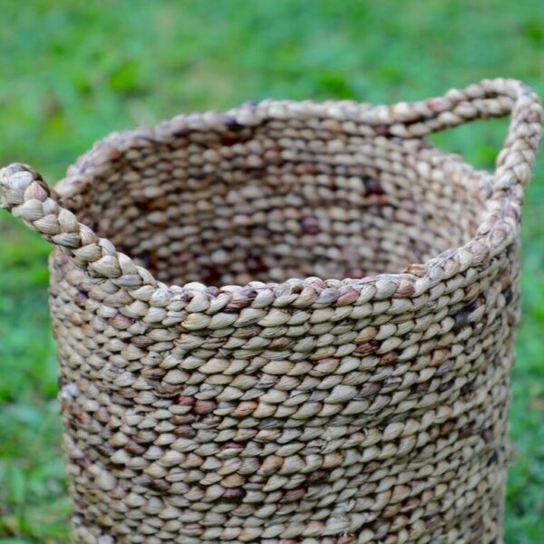 Panier à linge | Panier de plantes | Panier de Rangement BALAI en Jacinthe d'Eau (3 tailles) – Image 4