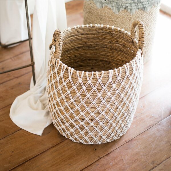 Panier à linge | Panier à plantes | Panier de Rangement KUBU en Fibre de Bananier (3 tailles) – Image 2