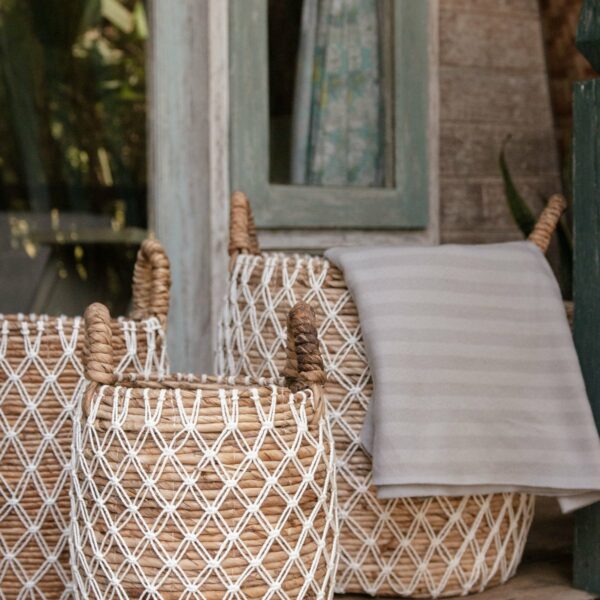 Panier à linge | Panier à plantes | Panier de Rangement KUBU en Fibre de Bananier (3 tailles) – Image 3