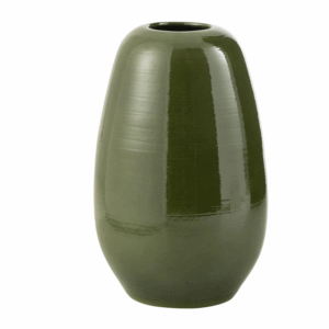 Vase Lola en porcelaine verte grand