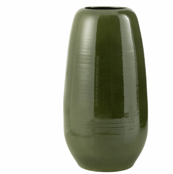 Vase Lola Porcelaine Vert Très Grand