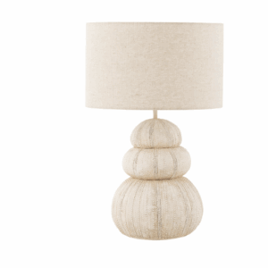 Lampe Table Oursin Poly Beige
