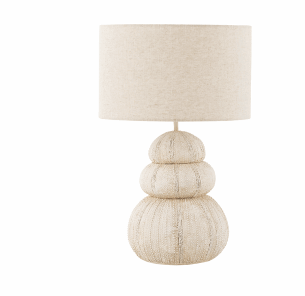 Lampe Table Oursin Poly Beige