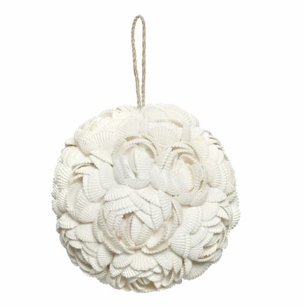 La balle en coquillage de rose - Blanc - L