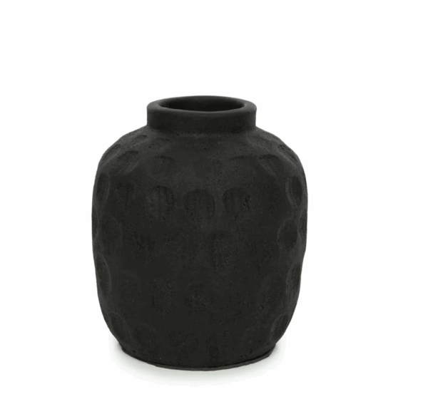 Le vase tendance - Noir - M