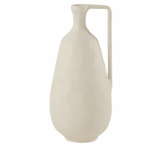 Vase Goa Aluminium Blanc Grand