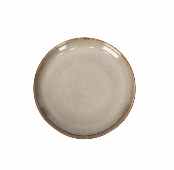 6 Assiettes Dessert Beige