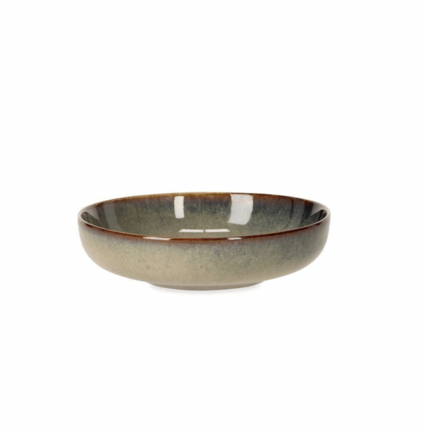 4 assiettes creuses beige