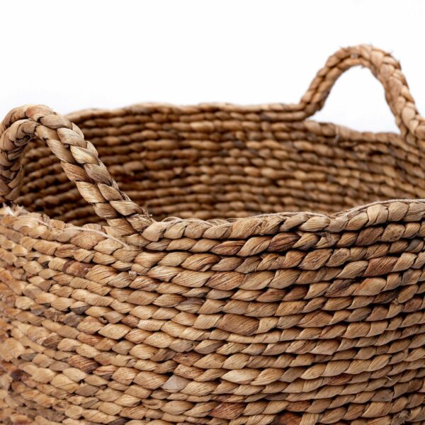 Panier à linge | Panier de plantes | Panier de Rangement BALAI en Jacinthe d'Eau (3 tailles) – Image 7
