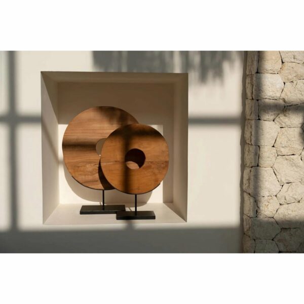 Le Disque en Teck sur Pied - M – Image 2