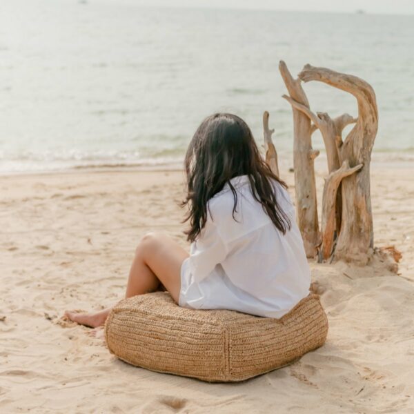 Pouf | Pouf PADAR en Raphia – Image 4