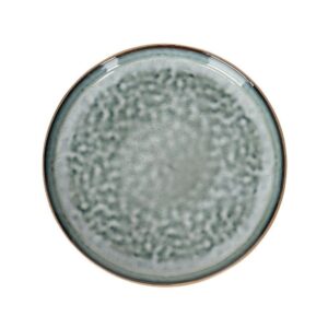 4 Assiettes Plates Bleu