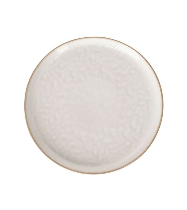 4 Assiettes Plates Crème