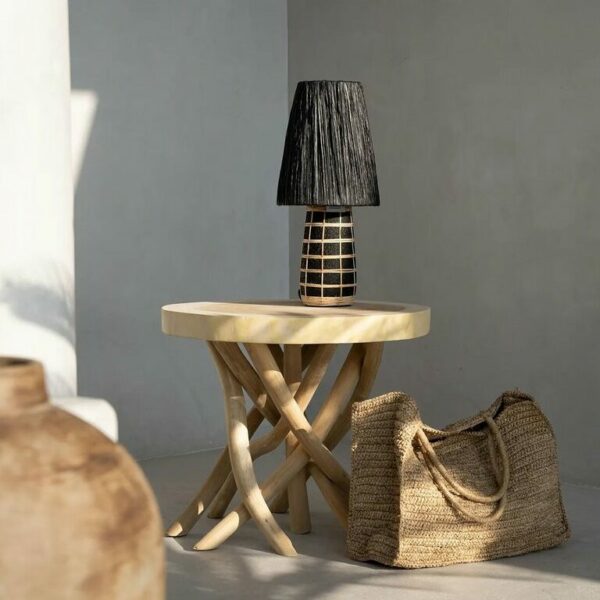 La Lampe de Table Naxos - Noir Naturel – Image 2