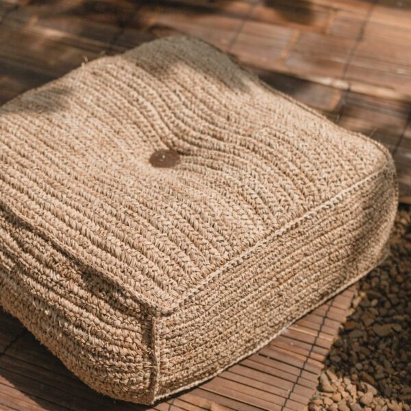 Pouf | Pouf PADAR en Raphia – Image 2