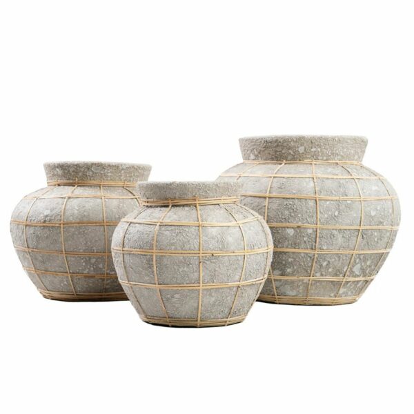 Le Vase Belly - Béton Naturel - M – Image 5