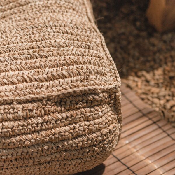 Pouf | Pouf PADAR en Raphia – Image 5