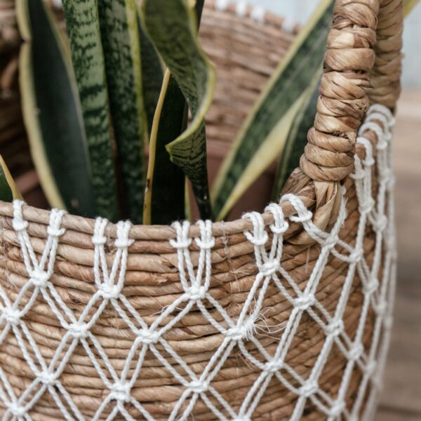 Panier à linge | Panier à plantes | Panier de Rangement KUBU en Fibre de Bananier (3 tailles) – Image 4