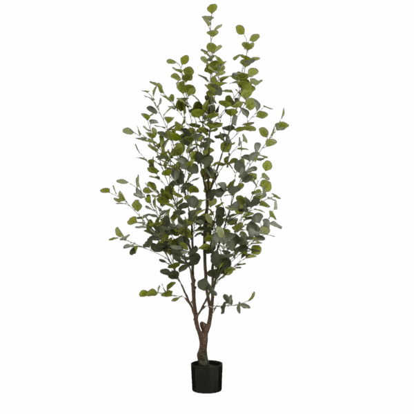 Plante artificielle Eucalyptus en Pot - H180 x Ø80 cm - Vert