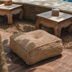 Pouf | Pouf PADAR en Raphia