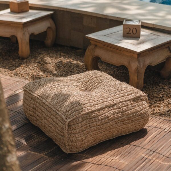 Pouf | Pouf PADAR en Raphia