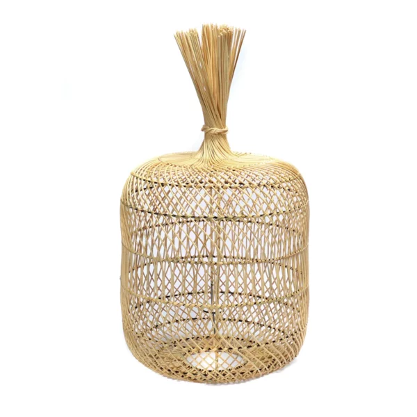 Le lampadaire Dumpling - Suspension - Naturel - L